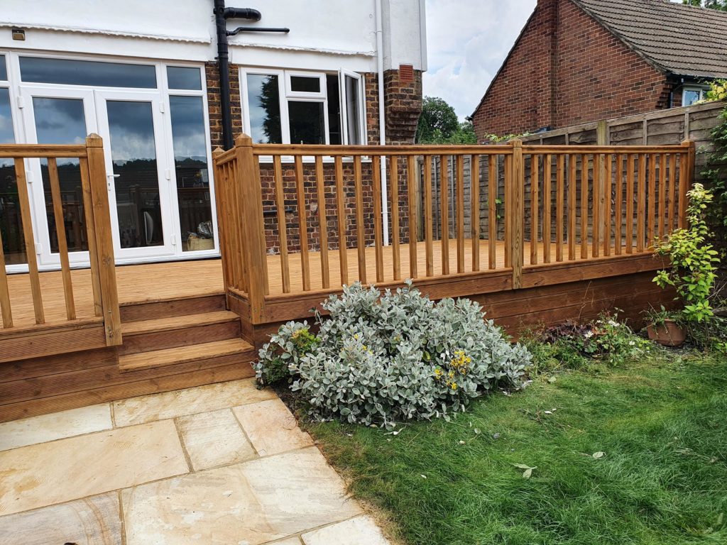 Professional decking cleaning in Surrey by Surrey Pressure Clean