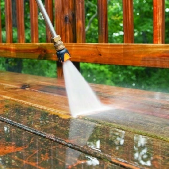 Patio cleaning in Cobham